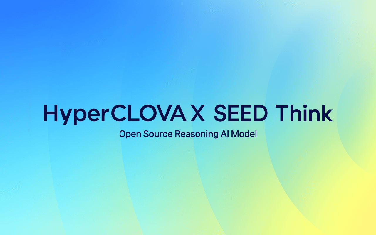 Image for AI 생태계에 새로운 싹을 틔우다: HyperCLOVA X SEED Think