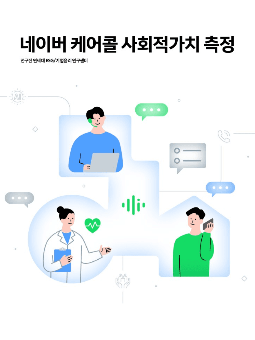 클로바 케어콜, 지난해 사회적 가치 340억 창출 ‘AI 기반 사회안전망 성과 증명’