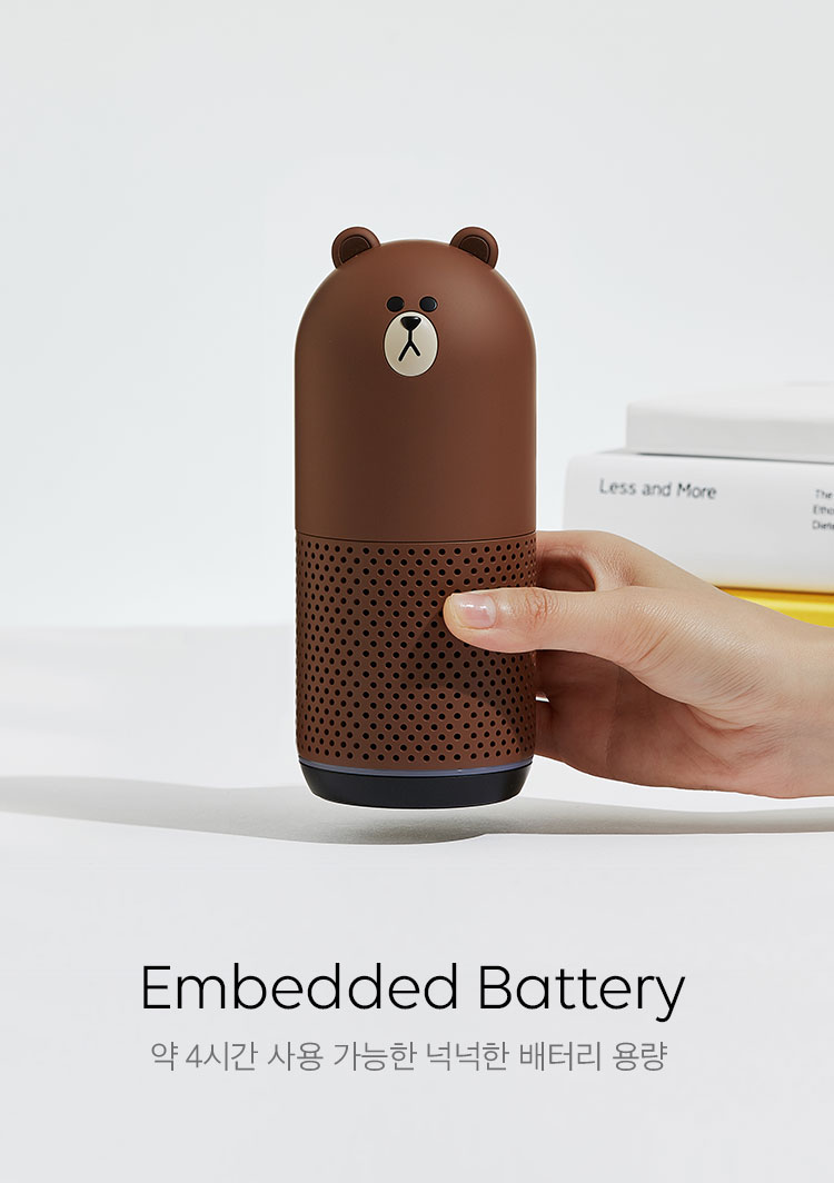 Embedded Battery, 2,850 mAh의 넉넉한 배터리 용량